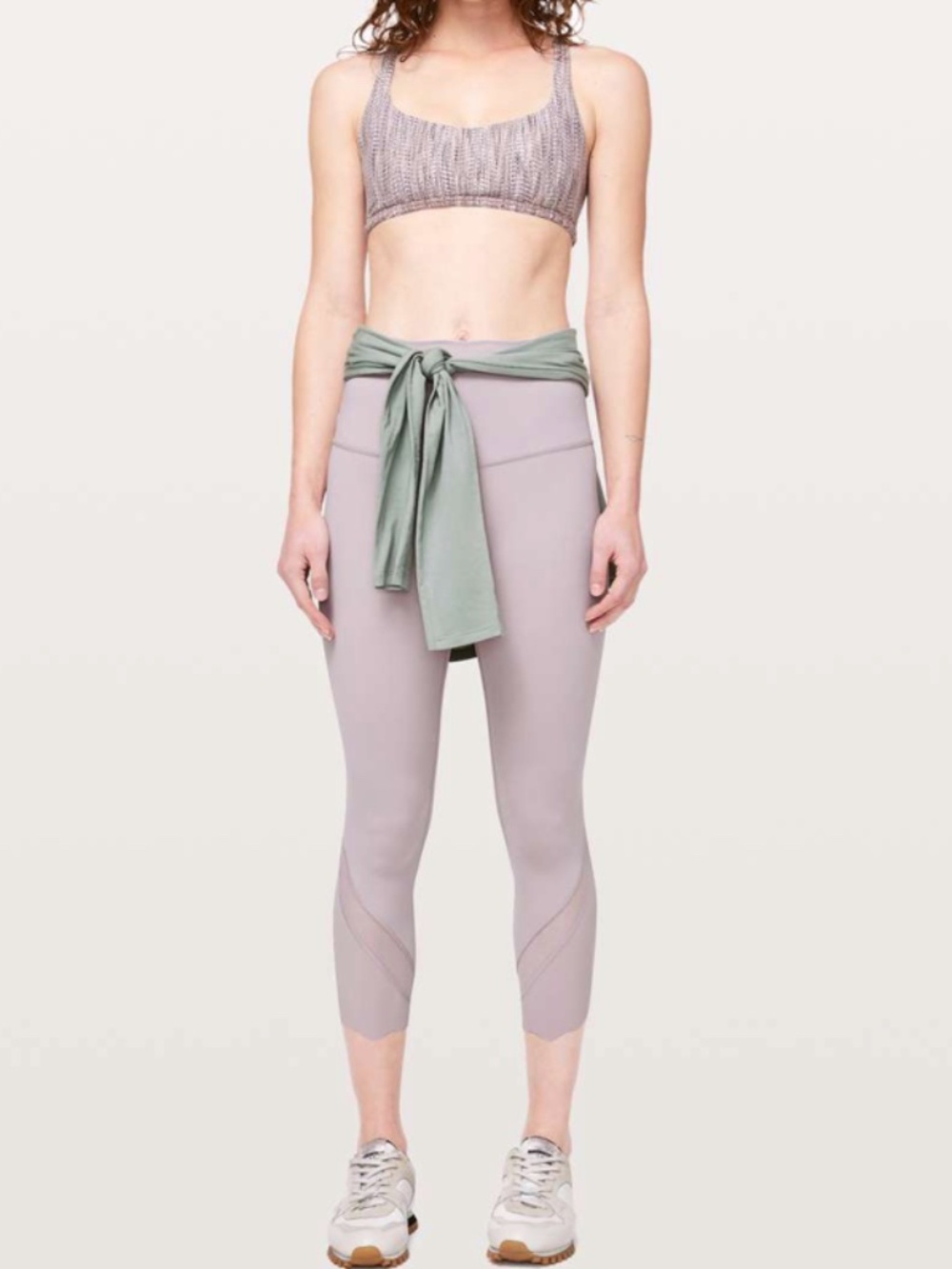 Lululemon Wunder Under Crop II Roll Down Scallop Full-On Luxtreme 24" - Picture 5 of 14